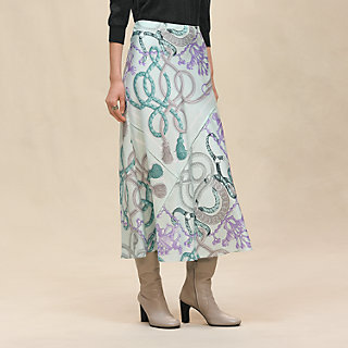 フリュイドバイアススカート-《