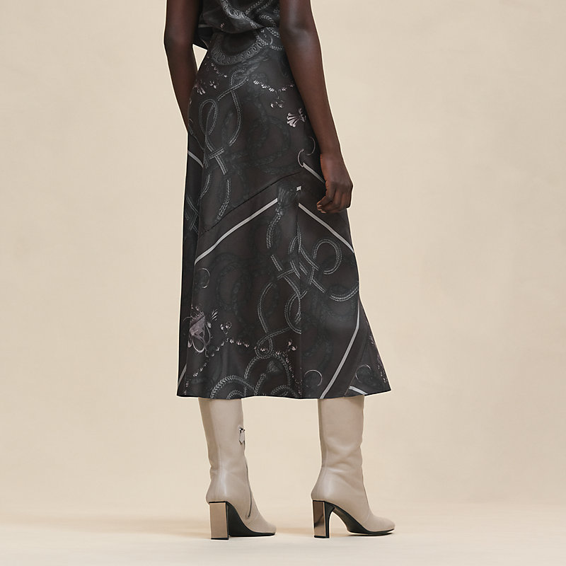 フリュイドバイアススカート-《