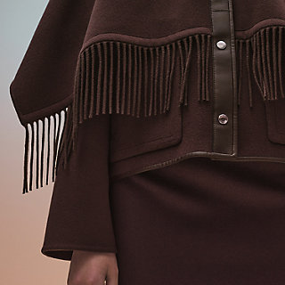 フリンジ付きショートジャケット | Hermès - エルメス-公式サイト