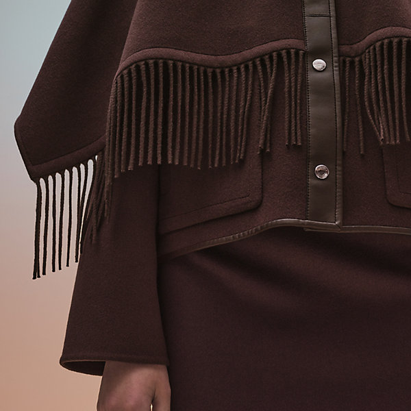 フリンジ付きショートジャケット | Hermès - エルメス-公式サイト