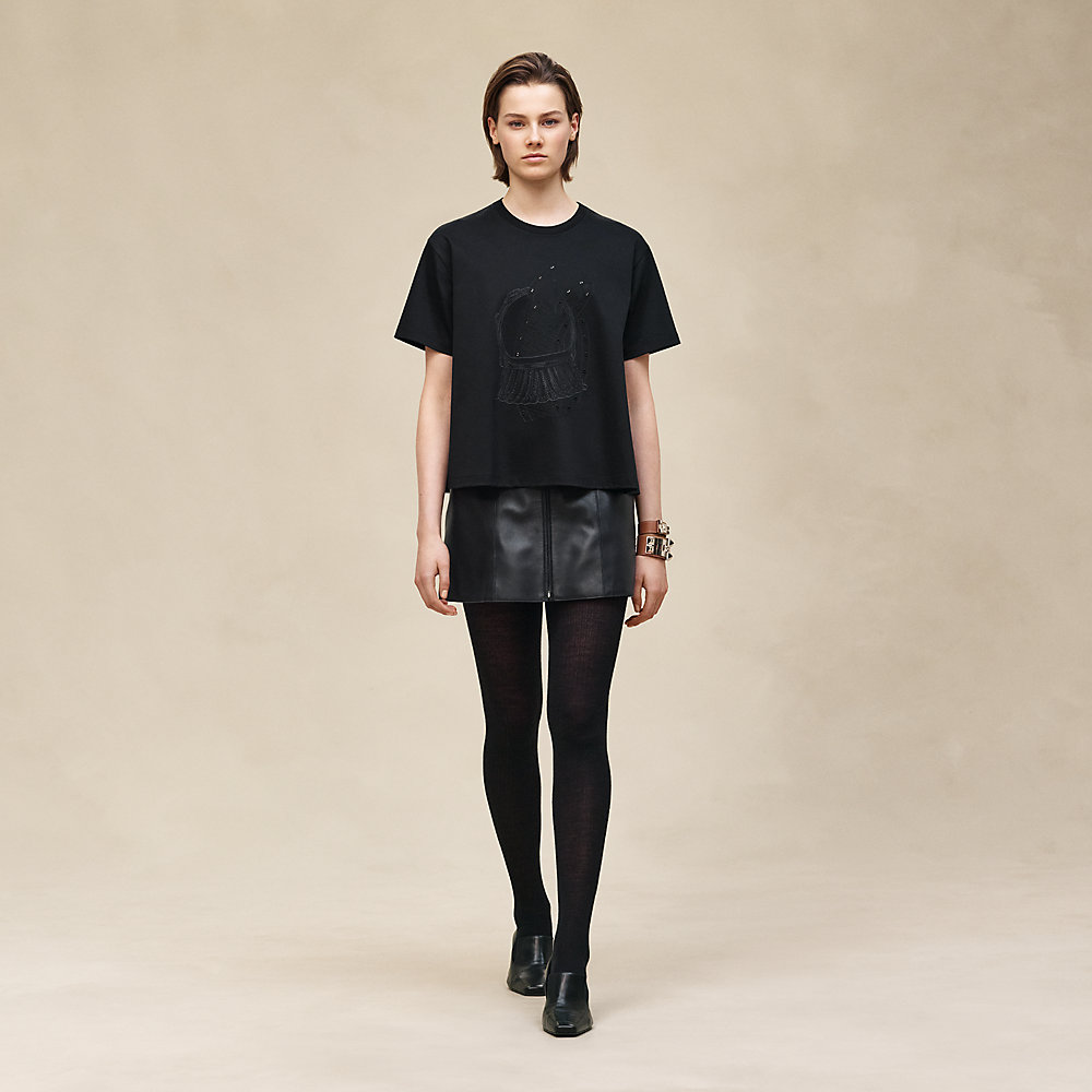 フレアTシャツ 刺繍入り | Hermès - エルメス-公式サイト