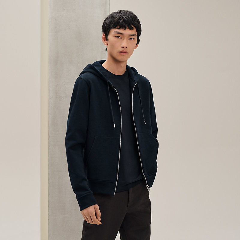 HERMES エルメス フーテッド ジップアップ パーカー 上下セット フーデッドジップアップ・パーカ | Hermès - エルメス-公式サイト