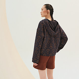 【希少アイテム】HERMES フーデッド・パーカ テディ ウール 希少アイテム】HERMES フーデッド・パーカ テディ ウール