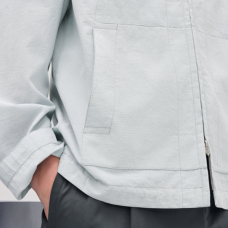 【洗練された都会スタイル】HERMES コットンブルゾン ホワイト ブルゾン | Hermès - エルメス-公式サイト