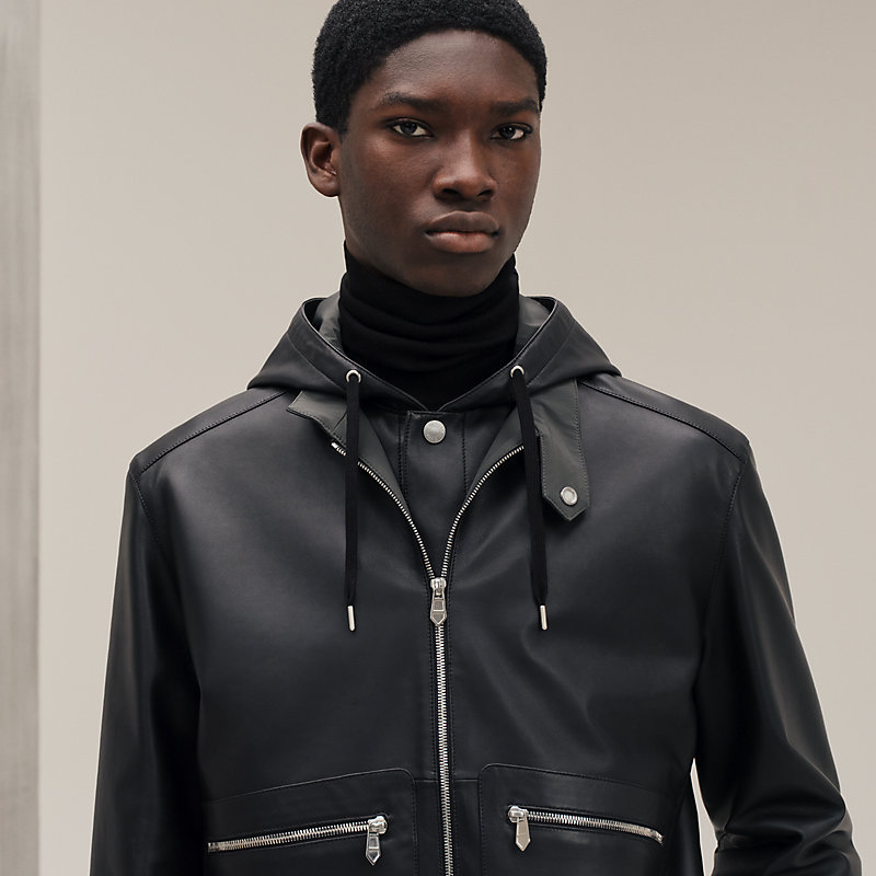新品未使用　エルメス　フーデットブルゾン　ブラック38 フーデッド・ブルゾン - ブラック - 60 | Hermès - エルメス