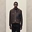 フーデッド・ブルゾン レザーディテール, イメージ: 着用例, worn, ビュー3の7