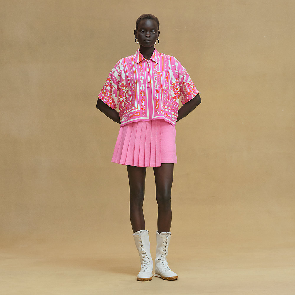 ブラウス 《キャンディ・リブリス・バンダナ》プリント - ピンク