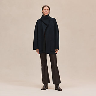 ブランケットコート - ブルー | Hermès - エルメス-公式サイト