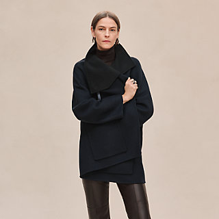 ブランケットコート - ブルー | Hermès - エルメス-公式サイト