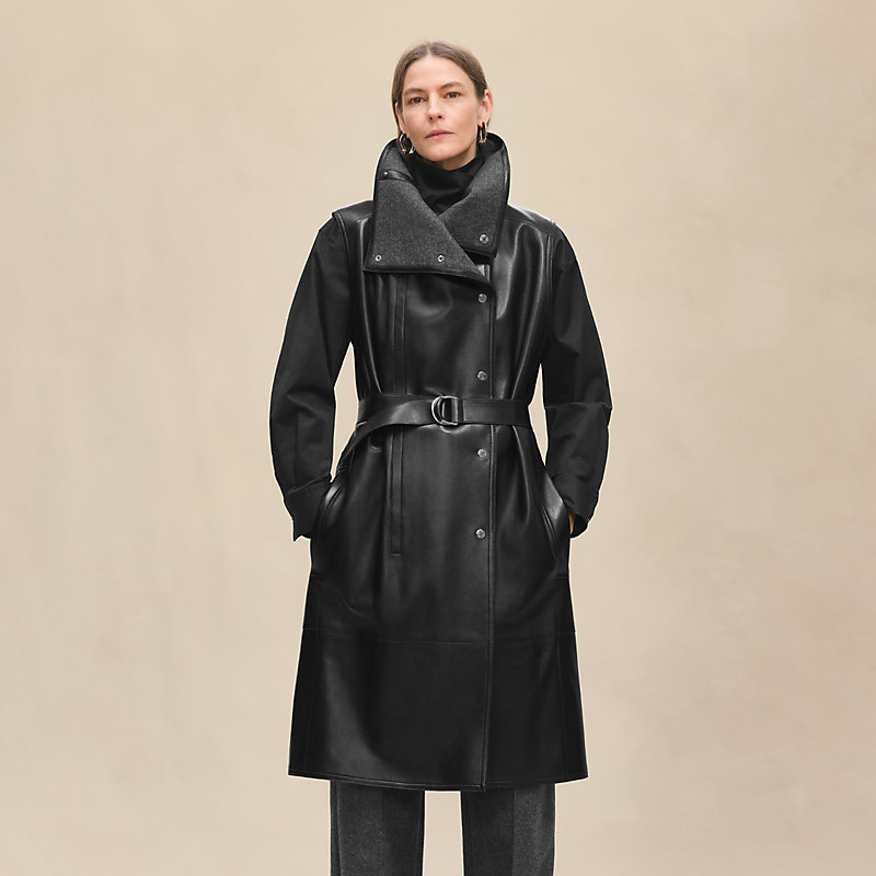 ブランケットジレ - ブラック | Hermès - エルメス-公式サイト