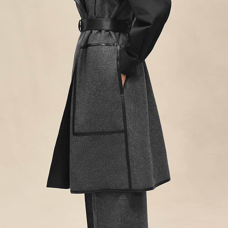 ブランケットジレ - ブラック | Hermès - エルメス-公式サイト