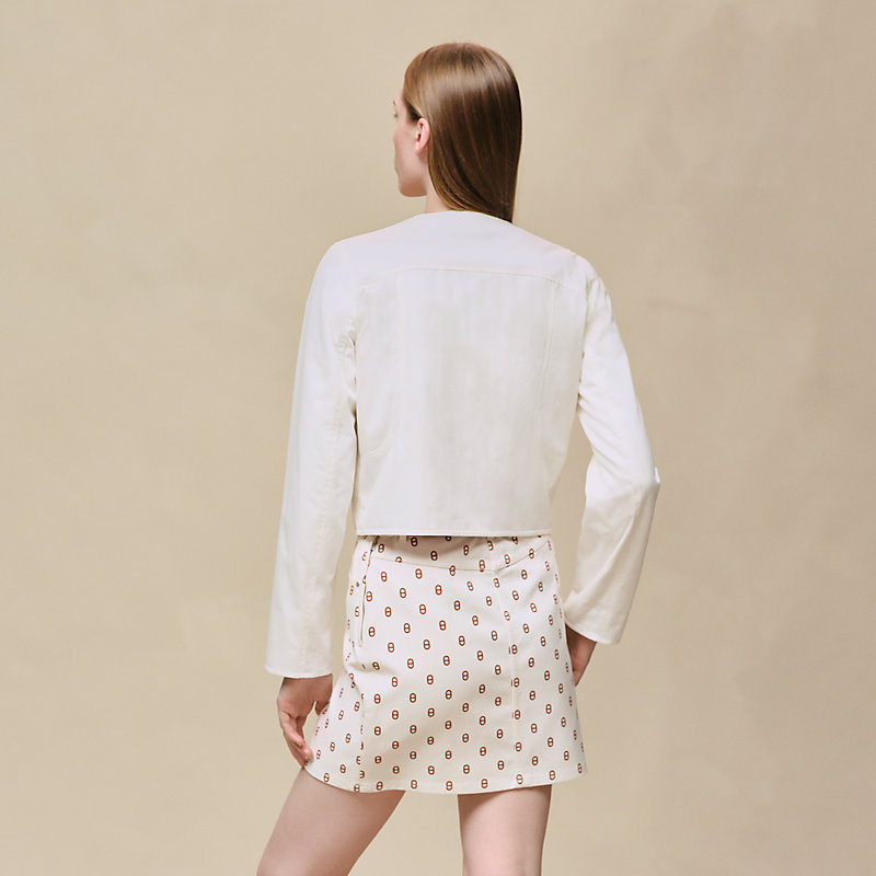 ジャケット・アウター 2020ss HERMES White blouson jacket ジャケット・アウター 2020ss HERMES White blouson jacket 2020ss