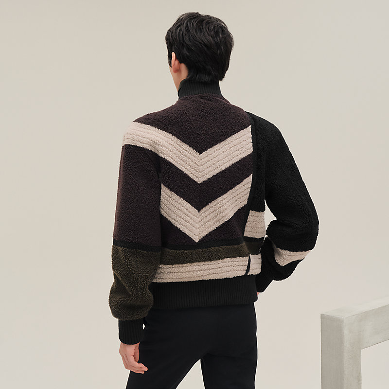 ブルゾン 《Hクラブ・リミックス》 - ブルー - 44 | Hermès - エルメス