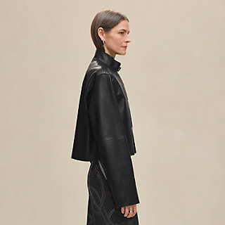 エルメス　レザーブルゾン　シティ　36 ブルゾン-《シティ》--