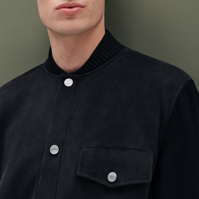 ブルゾン フロントレザー - グリーン - 3XL | Hermès - エルメス-公式