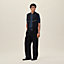 ブルゾン フロントレザー, イメージ: 着用例, worn, ビュー1の6