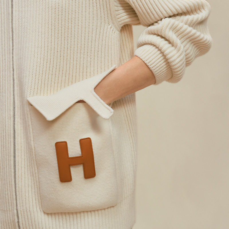 HERMES - エルメス ニット ヤク ウール ハーフジップ セーター