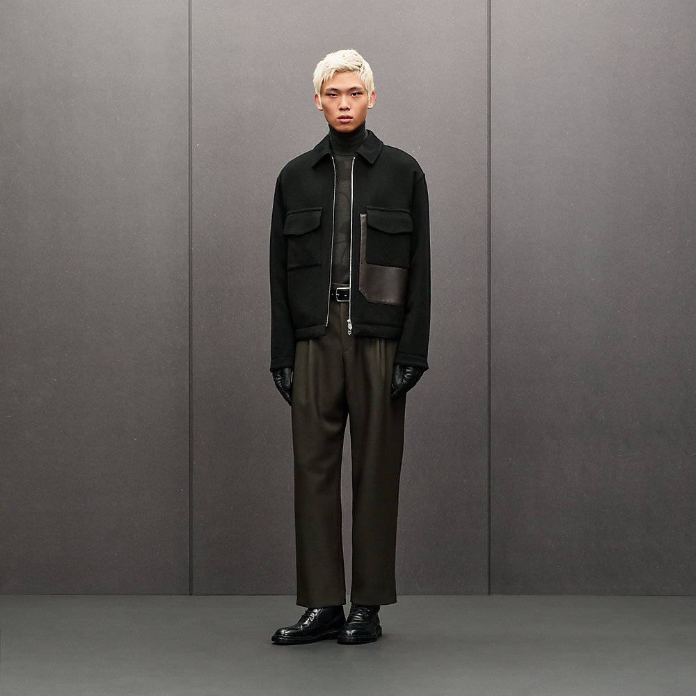 ブルゾン レザーディテール | Hermès - エルメス-公式サイト