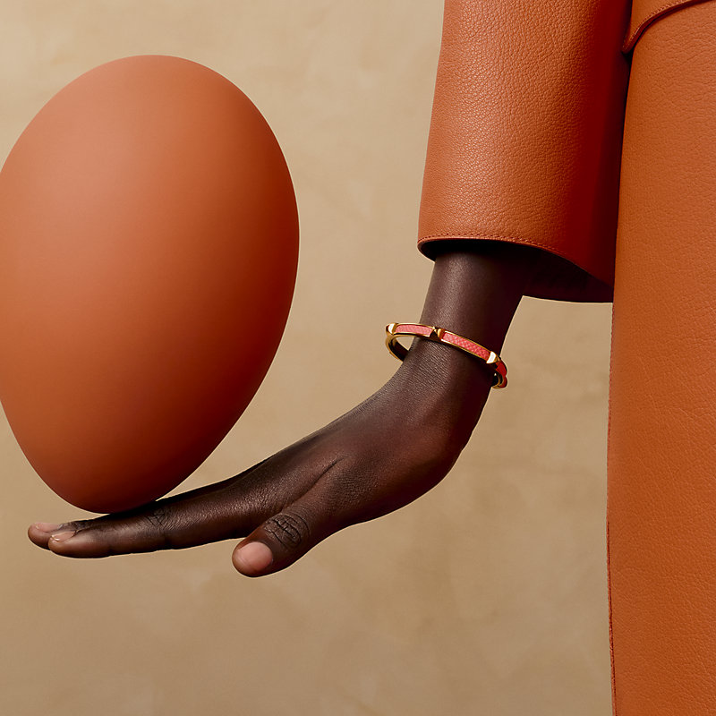メタル＆レザーがクール♪【HERMES】アテナ ブレスレット ブレスレット-《アテナ》--