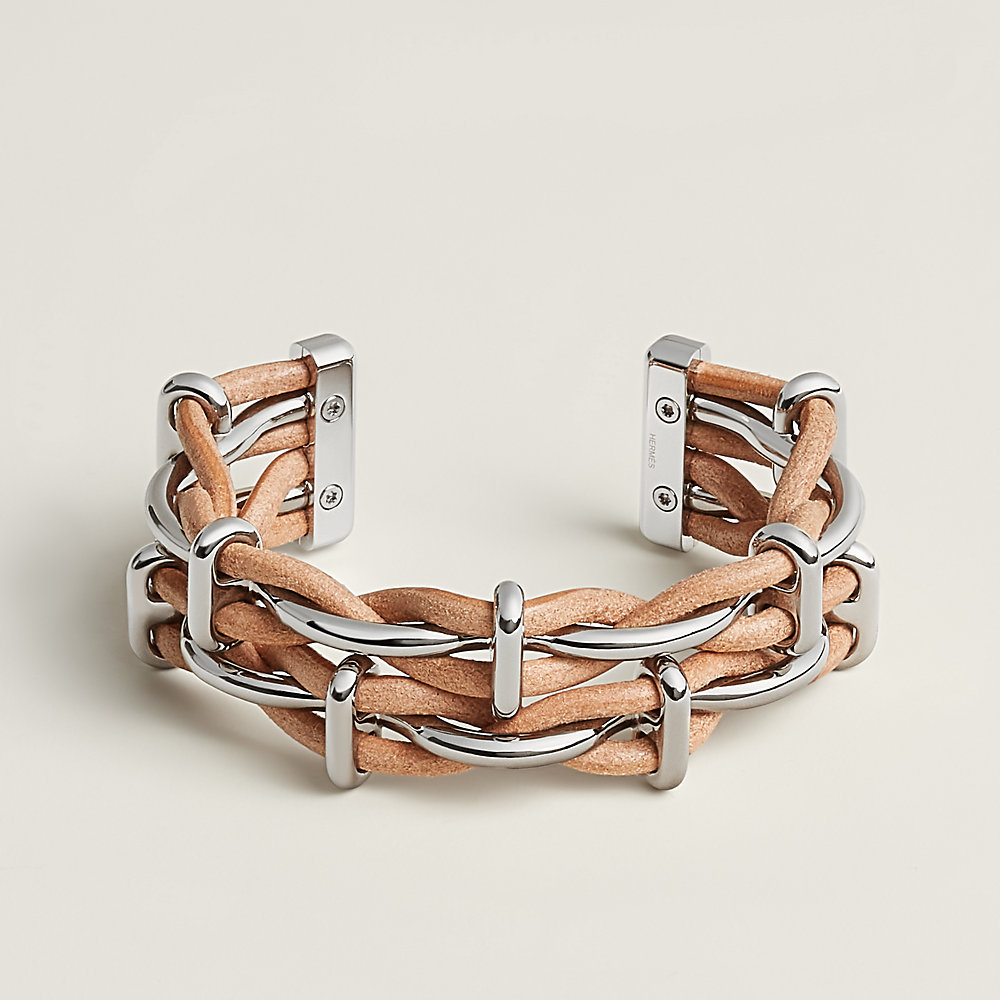 ブレスレット 《エジェ》 - ブラック | Hermès - エルメス-公式サイト