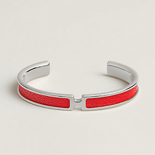 HERMES ロック付きブレスレット レッド ブレスレット 《オランプ》 - レッド | Hermès - エルメス-公式サイト