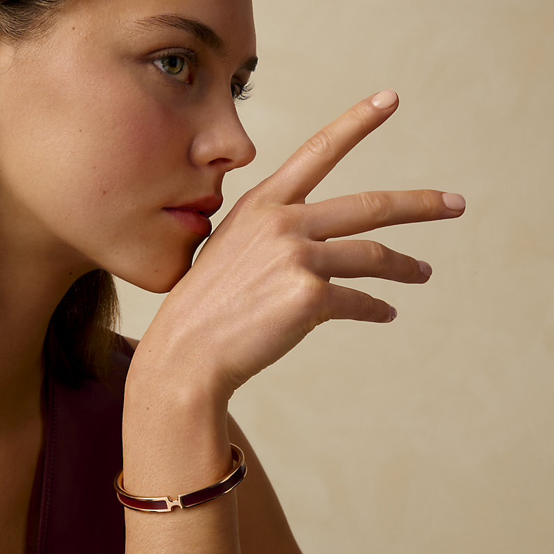 ブレスレット 《オランプ》 - レッド | Hermès - エルメス-公式サイト