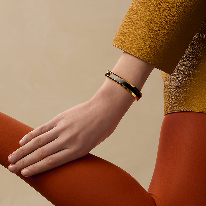 ブレスレット 《ジョケット》 - ブラック | Hermès - エルメス-公式サイト