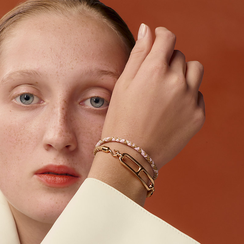 ブレスレット 《ルリ》 ドゥブルトゥール - ベージュ | Hermès