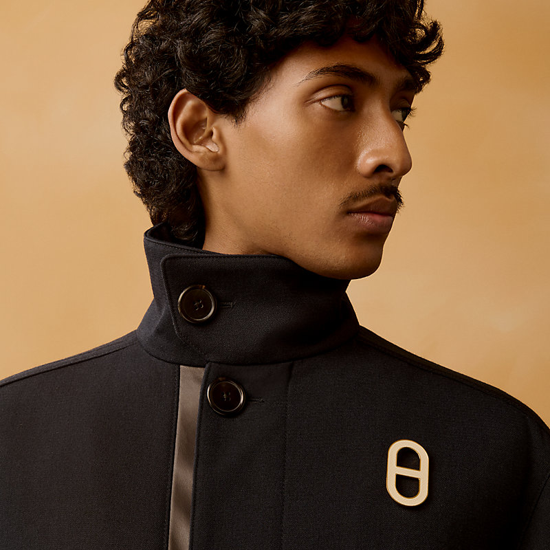 ブローチ 《シェーヌ・ダンクル》 - ホワイト | Hermès - エルメス