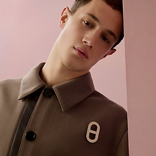 ブローチ 《シェーヌ・ダンクル》 - ホワイト | Hermès - エルメス