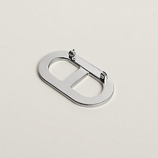 ブローチ 《シェーヌ・ダンクル》 - マロン | Hermès - エルメス-公式