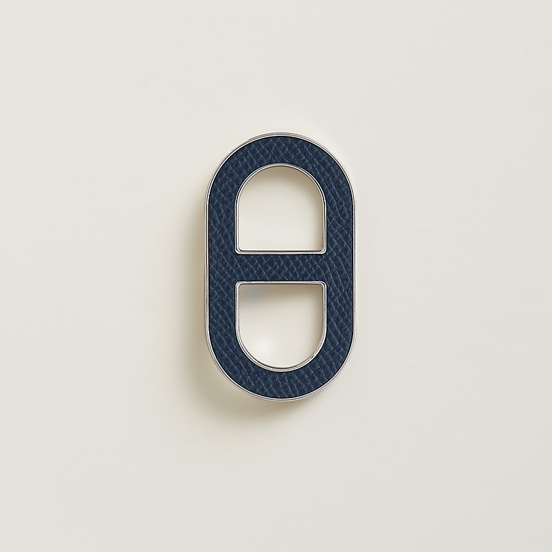 ブローチ 《シェーヌ・ダンクル》 - ブルー | Hermès - エルメス-公式