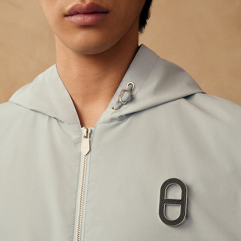 エルメス ブローチ シェーンダンクル オレンジ ユニセックス 未使用