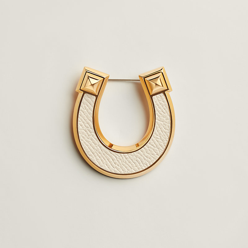 ブローチ 《ジョケット》 - ホワイト | Hermès - エルメス-公式サイト