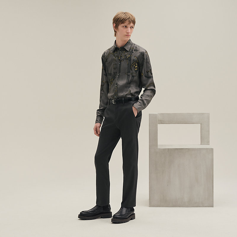 プリントシャツ 《カヴァルカドゥール・メタリゼ》 - ホワイト - 45