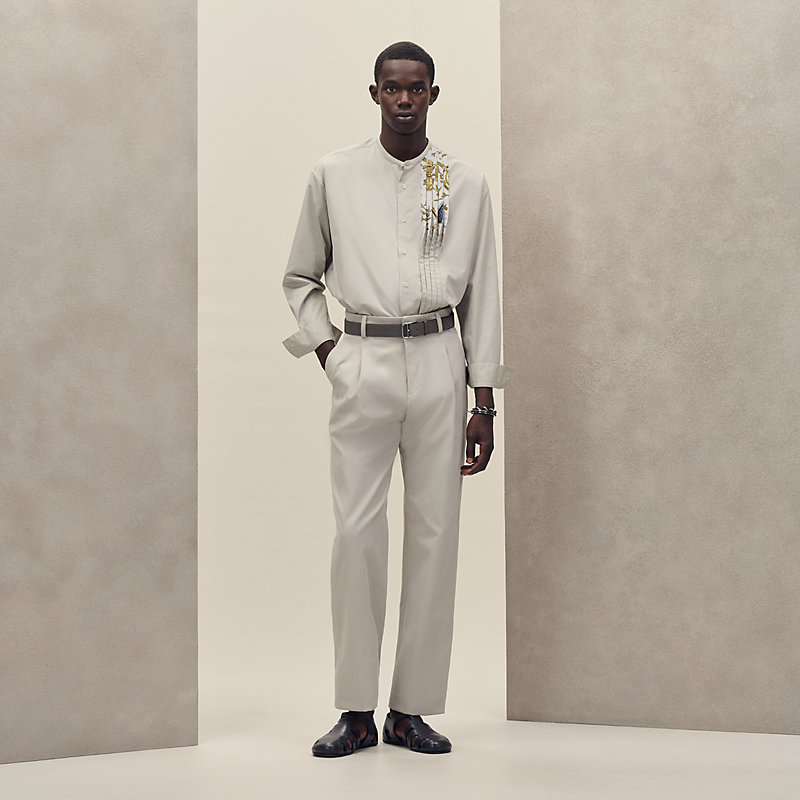 プリントシャツ ボクシーフィット | Hermès - エルメス-公式サイト