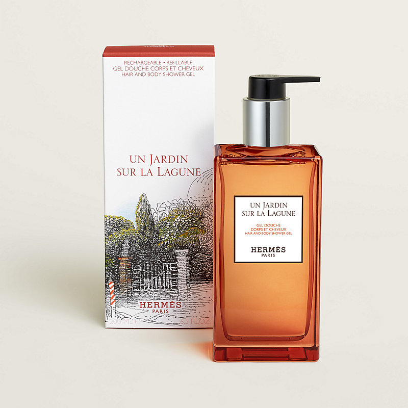 HERMES エルメス シャワージェル ボディローション セット ラグーナの庭 ヘア&ボディ シャワージェル 《ラグーナの庭》 - 200 ml