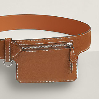 ベルト 《エトリヴィエール・ポケット》 40 - ベージュ | Hermès