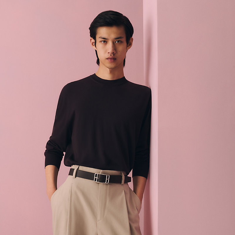 エルメス メンズ リバーシブルベルト ケープコッド 32 黒／ショコラ85 ベルト 《ケープコッド》 32 | Hermès - エルメス-公式サイト