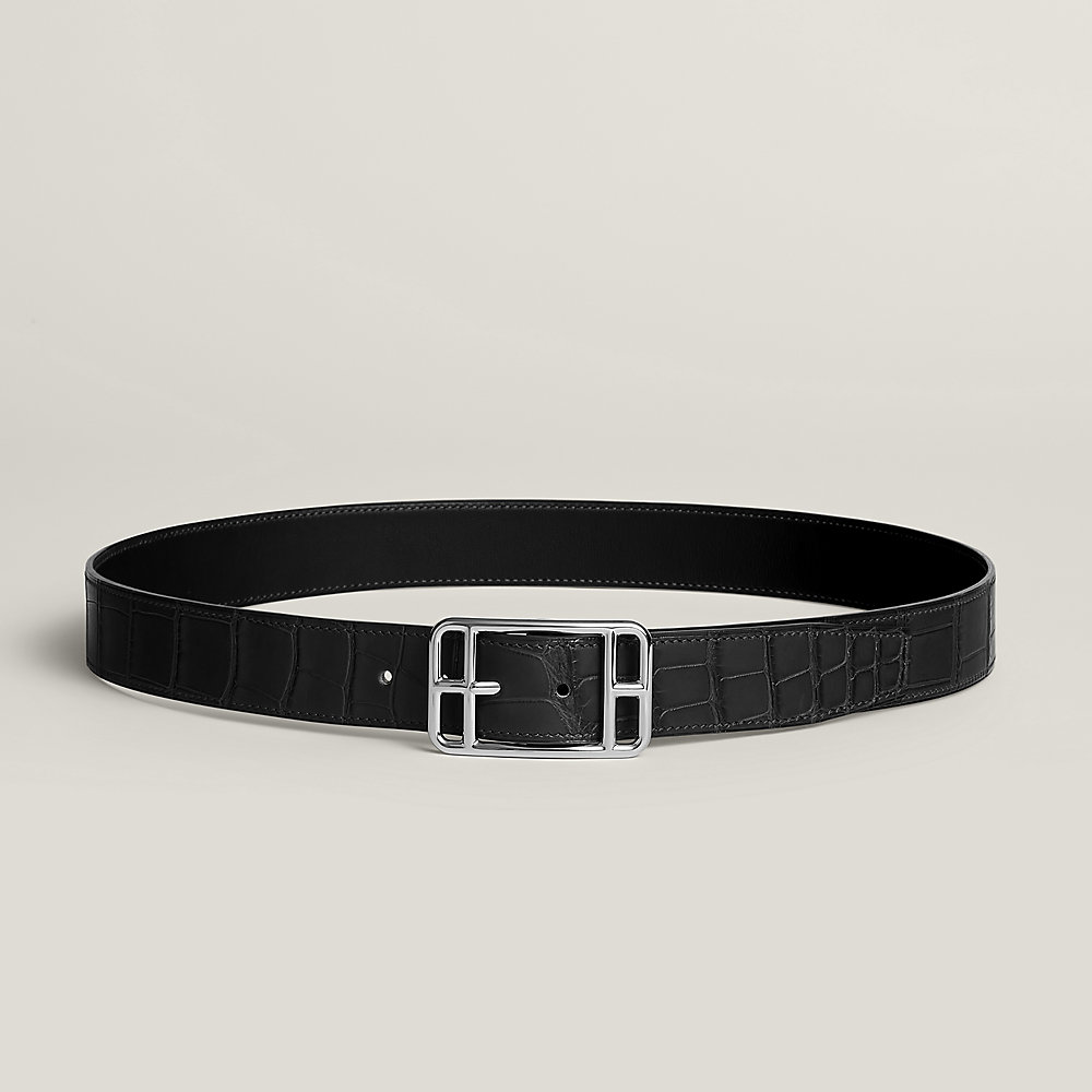 エルメス メンズ リバーシブルベルト ケープコッド 32 黒／ショコラ85 ベルト 《ケープコッド》 32 | Hermès - エルメス-公式サイト