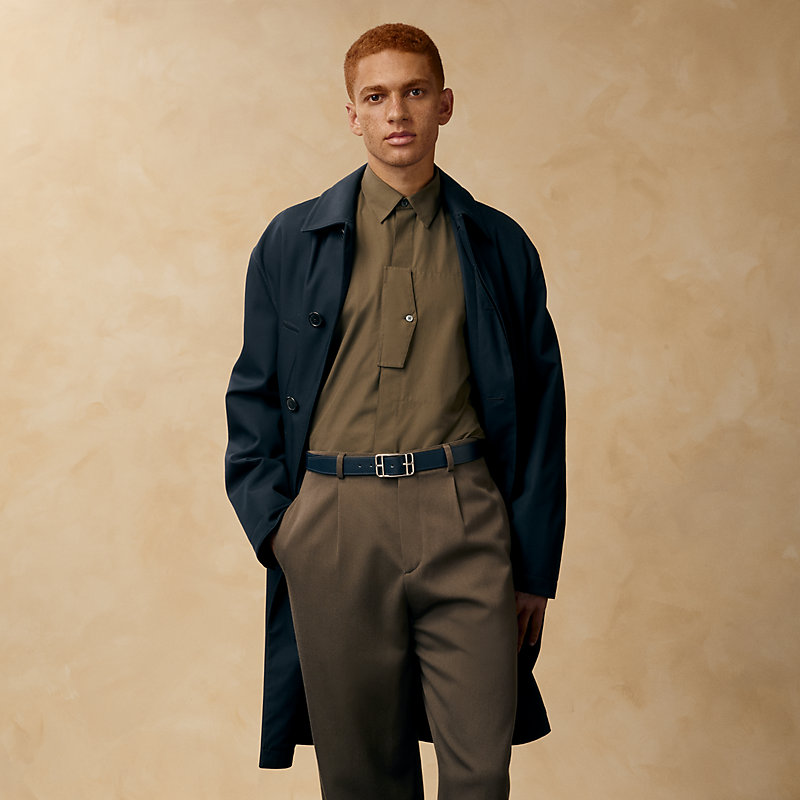 ▲HERMESエルメス センタープレス ワイドパンツ ウエストベルト レディス ベルト | エルメス | Hermès - エルメス-公式サイト