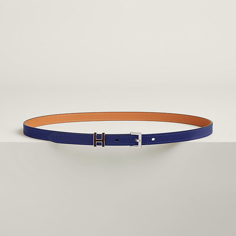 ベルト 《ポップH》 15 バイカラー - ブルー | Hermès - エルメス-公式