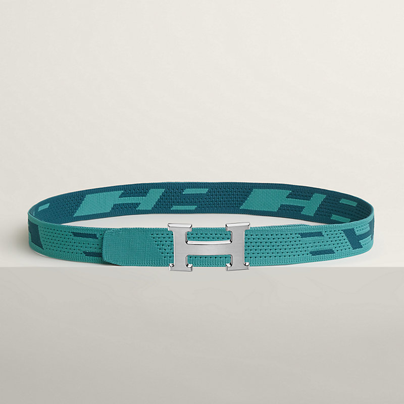エルメス Hermes ニットベルト スプリント メンズ ベルト ベルトバックル 《H》 & ニットベルト 《スプリント》 32 mm