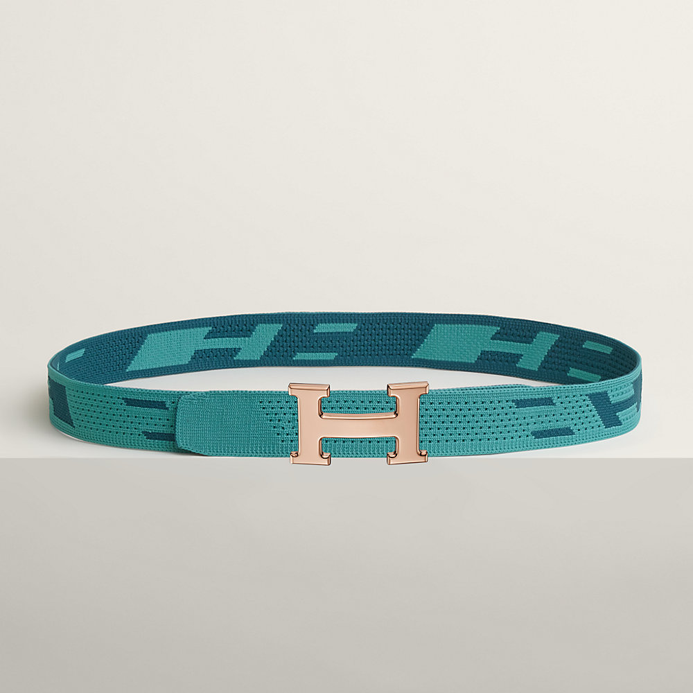 HERMES Hバックル レザーベルト ベルトバックル 《H》 & レザーベルト 32 mm | Hermès