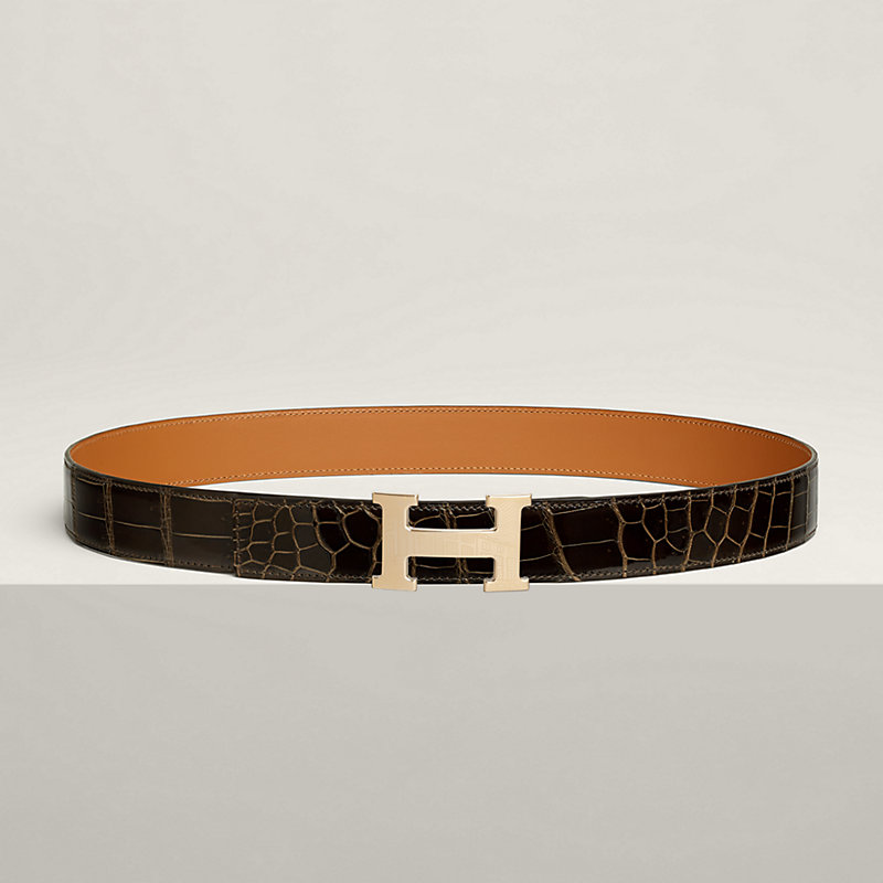 ベルトバックル 《H》 フォーブル & レザーベルト 32 mm | Hermès