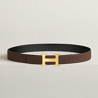 ベルトバックル 《H》 マルトレ & レザーベルト 32 mm | Hermès