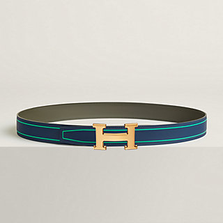 ベルトバックル 《H》 & リバーシブルベルト 《コントラスト》 32 mm