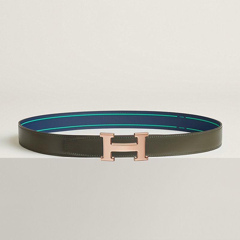 ベルトバックル 《H》 & リバーシブルベルト 《コントラスト》 32 mm