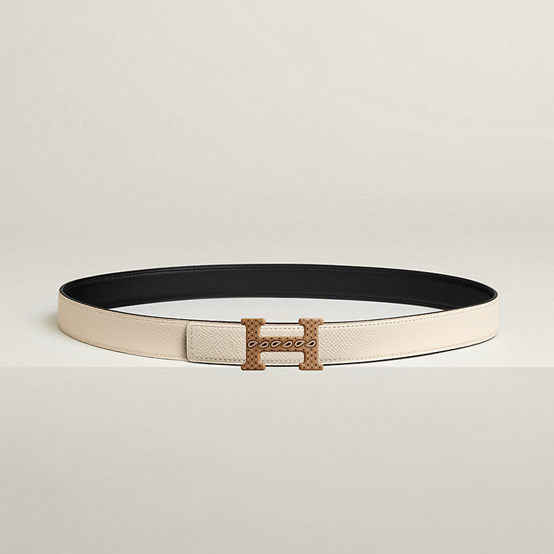 ベルトバックル 《Hエマイユ・バンダナ》 & レザーベルト（キット） 24