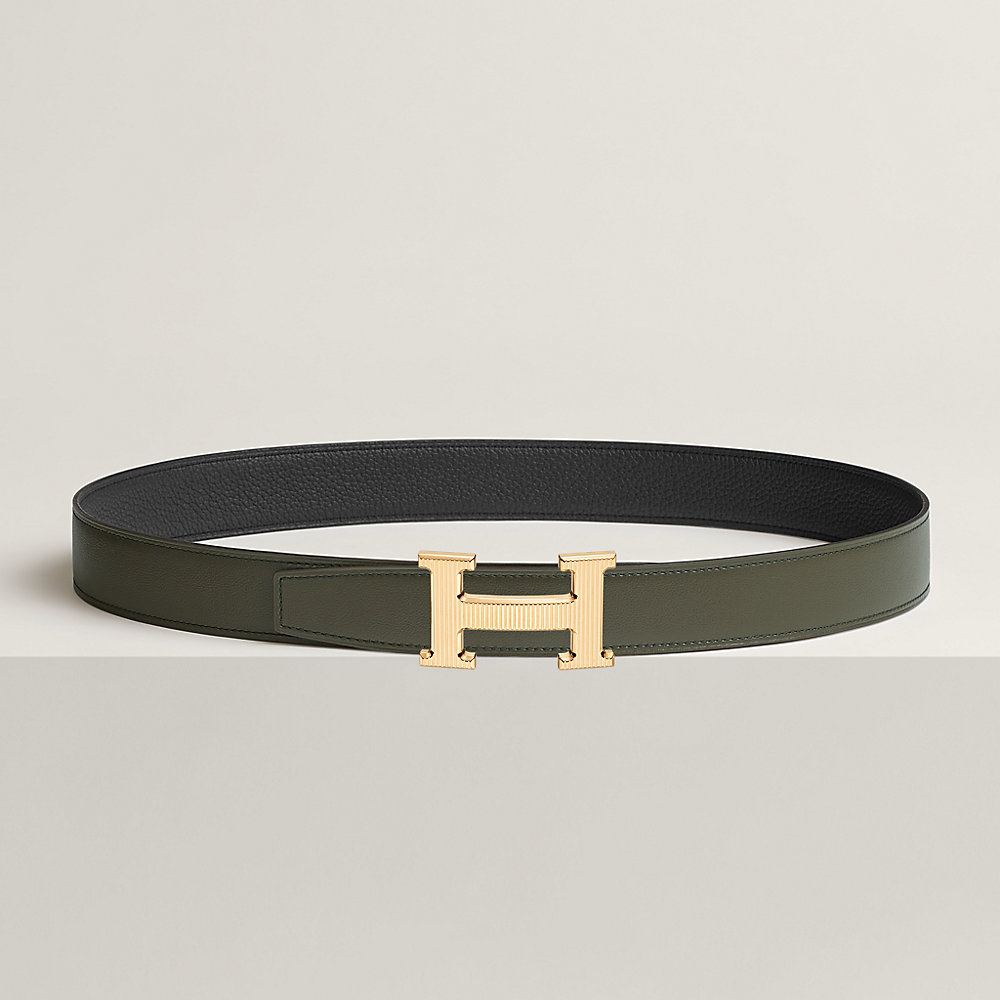 ベルトバックル 《Hストリエ》 & レザーベルト（キット） 32 | Hermès